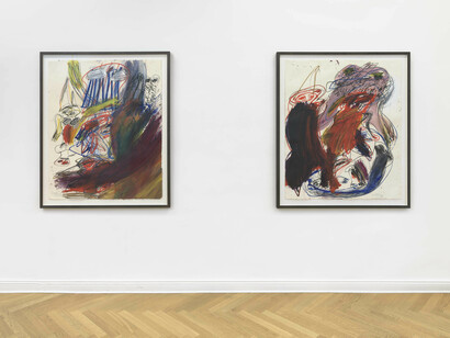 Walter Stöhrer, El hombre invisible, exhibition view. Courtesy of Galerie Friese. Photo by Eric Tschernow