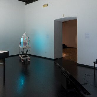 Various artists, A bright past is ahead of us, exhibition view. Courtesy of Škuc Gallery