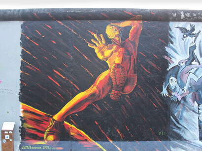 Mural en East Side Gallery, Berlín, Alemania
