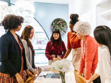 Women taking leadership roles in local assemblies and grassroots movements that promote human rights