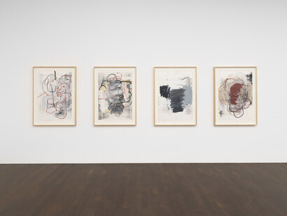 Christopher Wool, exhibition view. Courtesy of Gagosian 