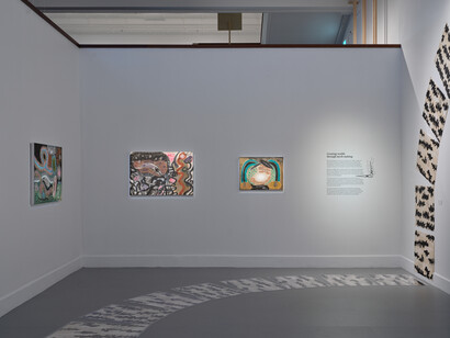 Trần Lương, Tầm tã - soaked in the long rain, exhibition view. Courtesy of Govett-Brewster Gallery 