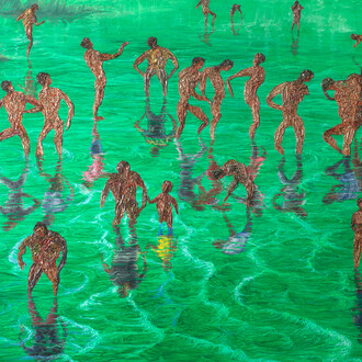 Eun C. Kim, Reflection (detail). Courtesy of Kate Oh Gallery