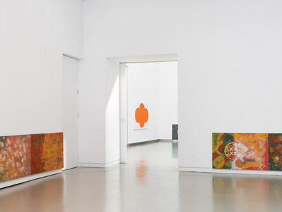 Fredrik Værslev in Portugal, exhibition view. Courtesy of Filomena Soares Gallery