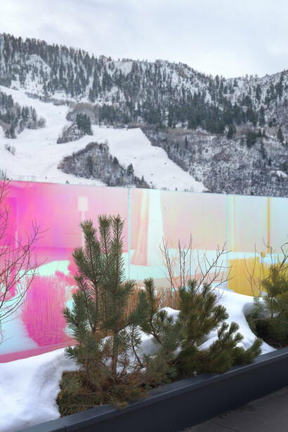 Shahryar Nashat, Raw is the red, exhibition view. Courtesy of Aspen Art Museum