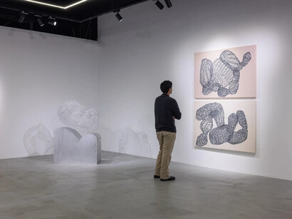 Alia Lootah, In the space of becoming, exhibition view. Courtesy of Aisha Alabbar Gallery