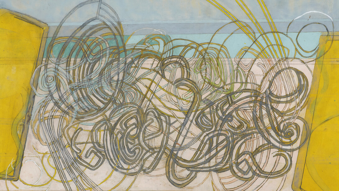 Gerald Wilde, Pompeii (detail), 1976. Courtesy of October Gallery 