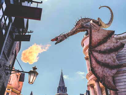 In European tradition, the dragon is typically fire-breathing and tends to symbolize chaos