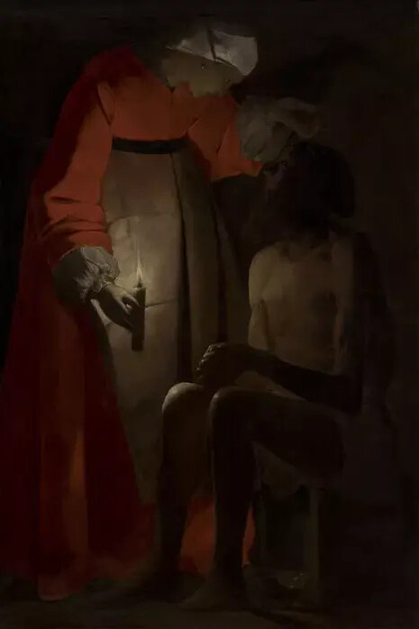Georges de La Tour, Job raillé par sa femme, vers 1630. Avec l’aimable autorisation du Musée Jacquemart-André