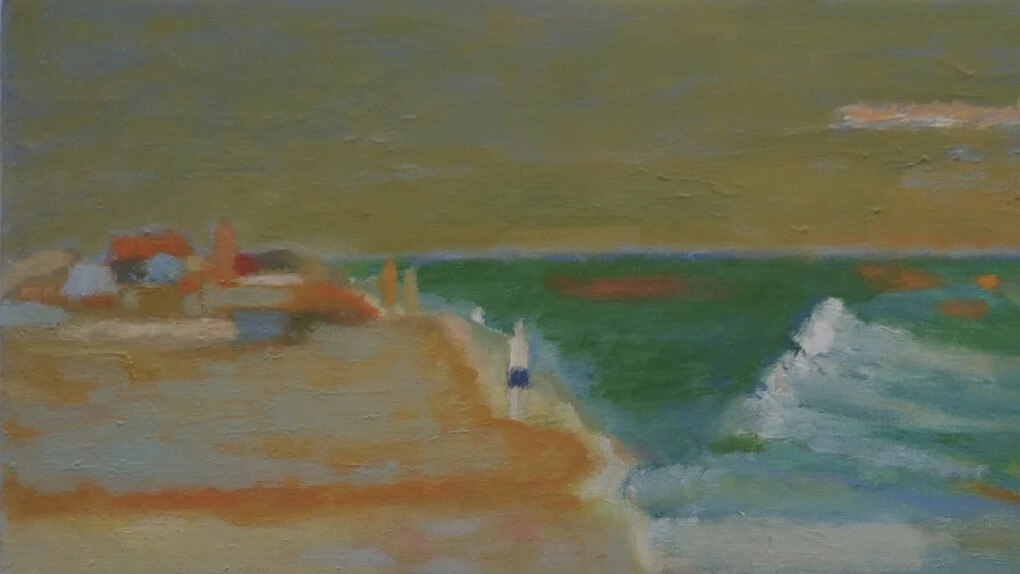 David Bradford, Wave (detail), 2025. Courtesy of Bowery Gallery 