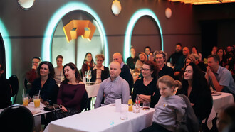 Grund Színház in Budapest, Hungary is a leading improvisational theatre known for live performance rooted in presence, collaboration, and collective creativity