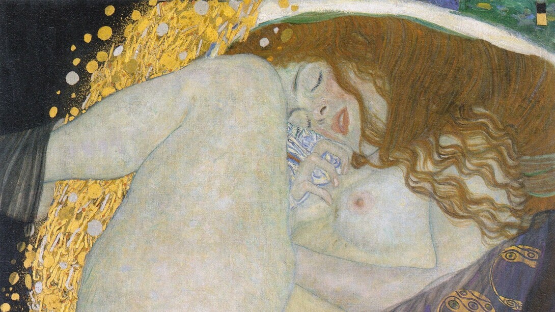 "Danae", óleo sobre lienzo, Gustav Klimt, 1907