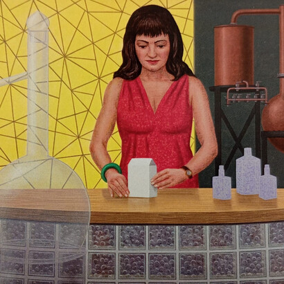 Aldo Damioli, Profumo (dettaglio). Cortesia di Galleria Vik Milano