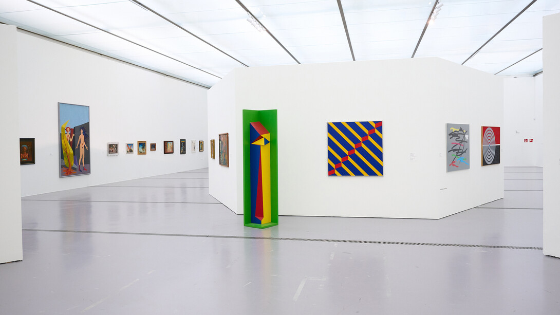 Verschiedene künstler, Cool. Sammlung Erwin Hauser, ausstellungsansicht. Mit freundlicher genehmigung des Lentos Kunstmuseum