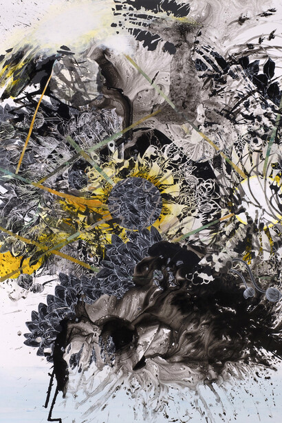 Katherine Tzu-Lan Mann, Froth and spume (detail), 2025. Courtesy of Dolby Chadwick Gallery