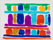 Stanley Whitney, Untitled, 2019. Gouache on paper, 22 x 30 inches (55.9 x 76.2 cm) © Stanley Whitney. Photo: Rob McKeever. Courtesy Gagosian