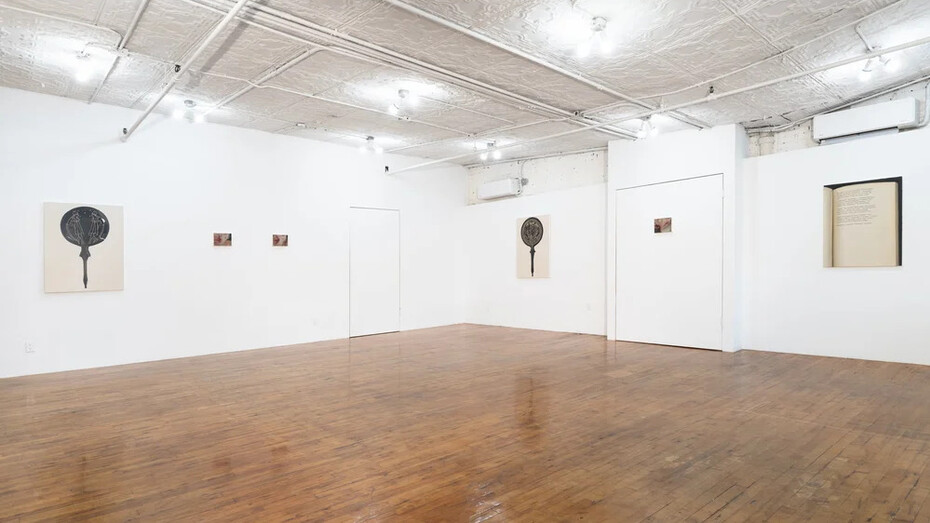 Jen Mazza, Ceruse, exhibition view. Courtesy of Ulterior Gallery