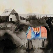 Allison Hawkins, Her coat, 2013, China, acquerello e matita colorata su carta, 37,7 x 46 cm