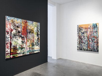 Philippe Cognée, Éclats, exhibition view. Courtesy of Templon