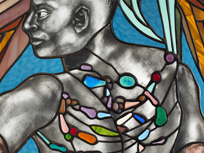 Athi-Patra Ruga, The mxster Mason (detail), 2025. Courtesy of Whatiftheworld