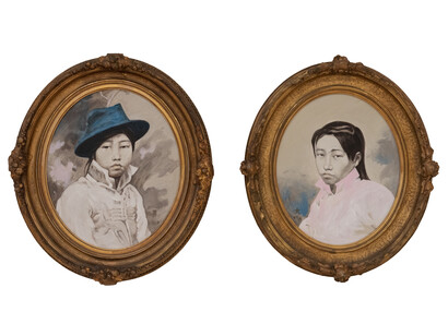 Hung Liu, Civil war, 1993. © Hung Liu; Courtesy of the estate of the artist and Ryan Lee Gallery