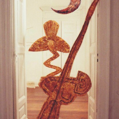Mariella Busi De Logu, Porta Luna, Galleria delle Donne, Torino, 1990