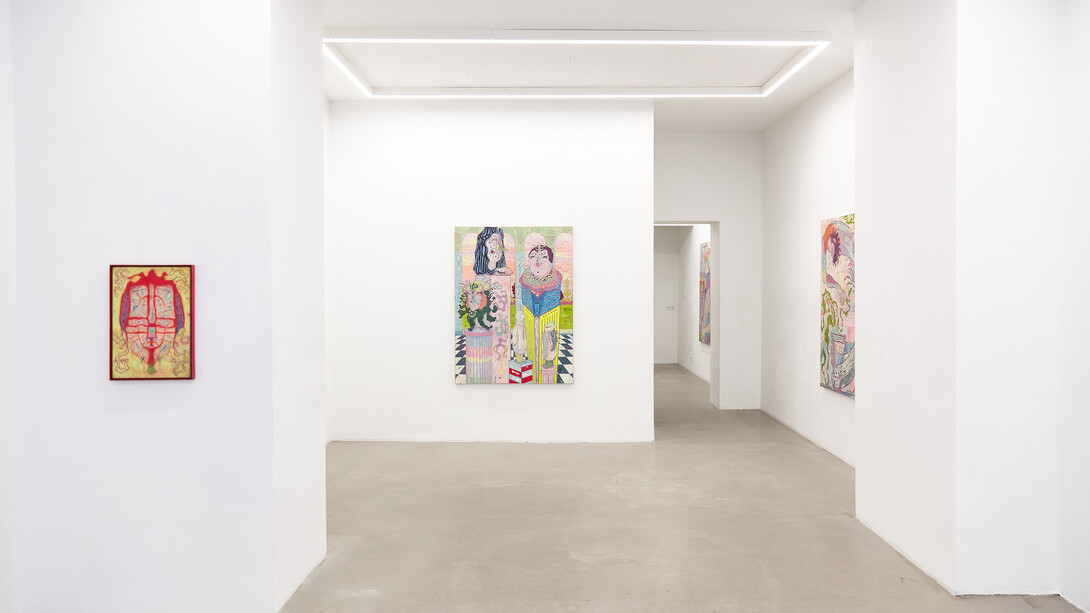 Ross Taylor, Divine cargo, ausstellungsansicht. Mit freundlicher genehmigung der Galerie Russi Klenner