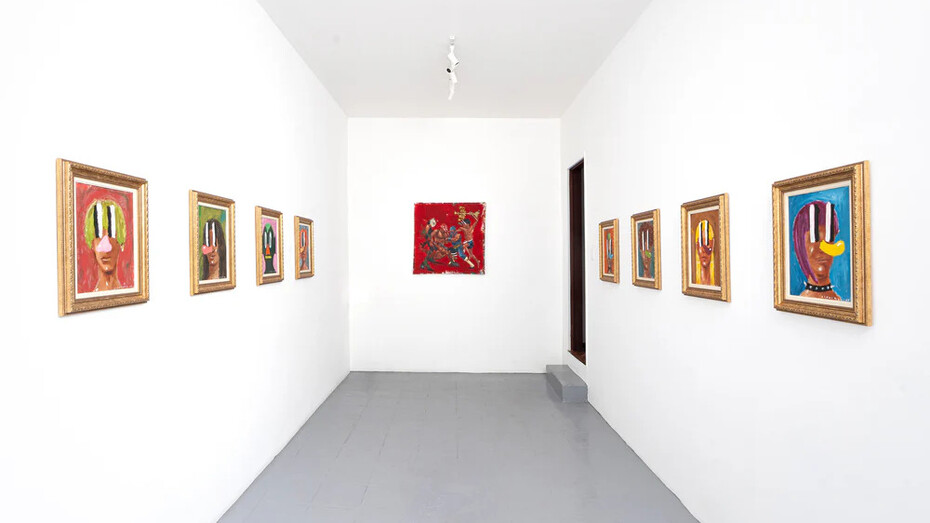 Various artists, Comic abstraction, exhibition view. Courtesy of König Gallery
