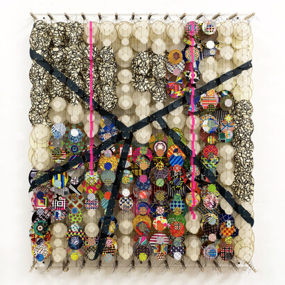 Jacob Hashimoto. Courtesy of Rhona Hoffman Gallery