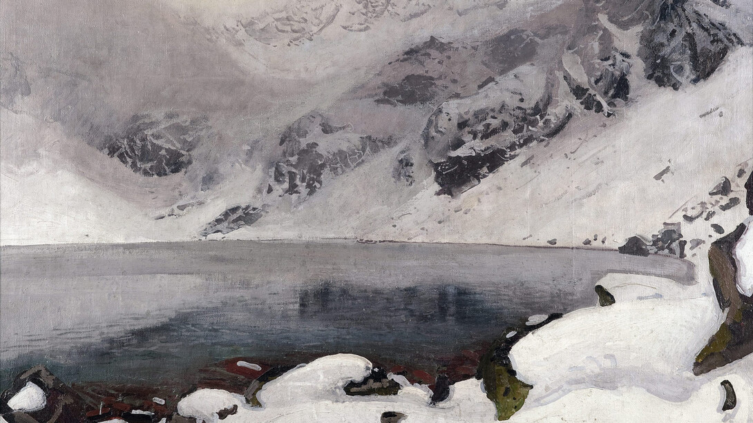 Stanisław Gałek, Journée d’hiver humide dans les Tatras, 1912. Mit freundlicher genehmigung der Fondation de l’Hermitage