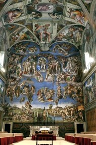 The relationship between the Judaism and Christian faith through the art of the Sistine Chapel