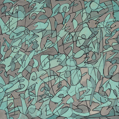 C. C. Wang, Abstract calligraphy, 1995. Courtesy of Fu Qiumeng Fine Art