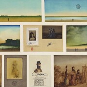 Saul Steinberg, La Vie d'Artiste, 1970, Watercolor, oil, ink, stamps, graphite, on paper , 29 3/4" x 39 3/4"
Provenance: Galerie Maeght, Paris, Exhibited: Cologne, Kunstverein; Stuttgart, Württembergischer Kunstverein; Hanover, Kestner-Gesellschaft;Kulturhaus der Stadt Graz, and Vienna, Museum des 20. Jahrhunderts, Nov. 1974 - August 1975, No. 53. Courtesy of Adam Baumgold Gallery