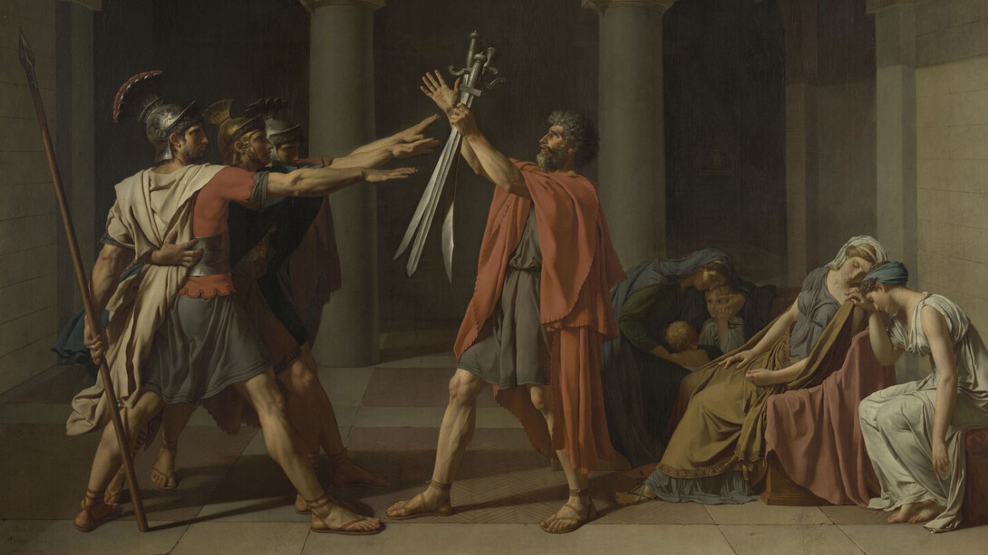 Jacques-Louis David. Avec l'aimable autorisation du musée du Louvre