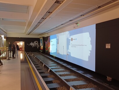 Exhibition view of Banksy’s London fake tube station featured as an installation
within the temporary exhibition Banksy Limitless in London is a recreation of a
fictional station called Prankadilly Circus. The Banksy Limitless exhibition (which is not officially authorized by the artist but curated from private collections) features
various installations, including the &quot;Prankadilly Circus&quot; tube station recreation, to offer an immersive experience of Banksy&#39;s work. © Banksy / the Author 2025