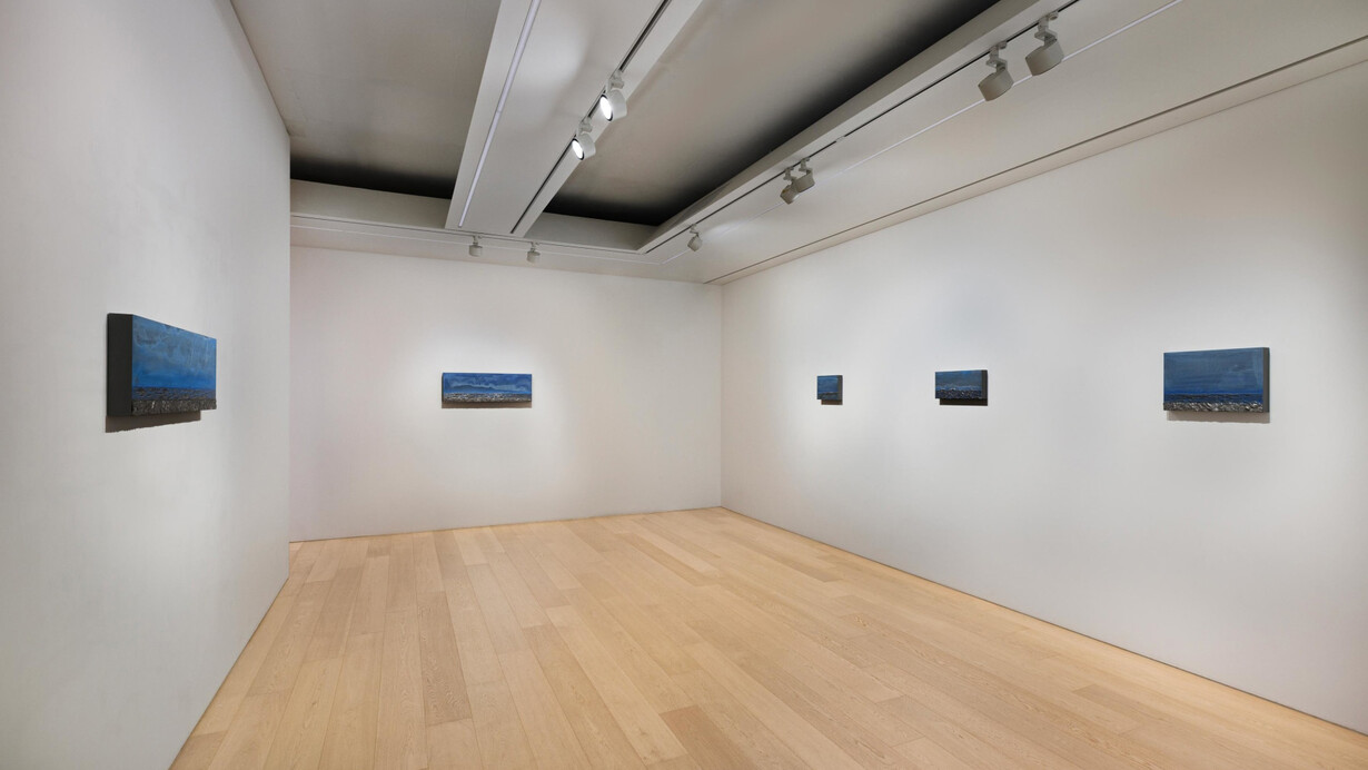 Teresita Fernández, Liquid horizon, exhibition view. Courtesy of Lehmann Maupin
