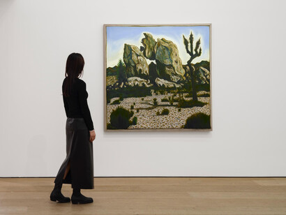 Billy Childish, Keep mojave weird, exhibition view. Courtesy of Lehmann Maupin 