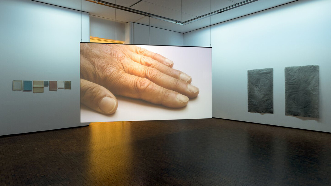 Pauline Hafsia M’barek, Entropic records, exhibition view. Courtesy of Museum Ludwig