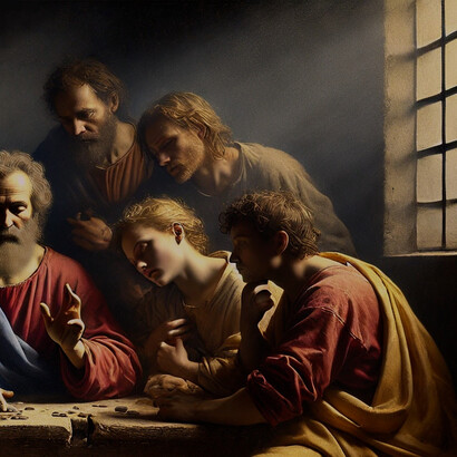 Paulus organisierte eine überregionale Geldsammlung in seinen Gemeinden in Mazedonien und Galatien zugunsten der notleidenden Christen in Jerusalem