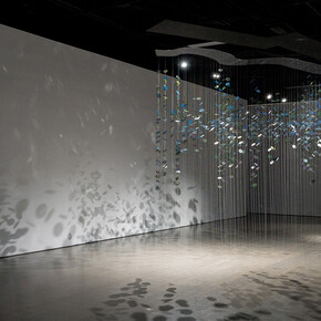 Hannah Claus, Tsi iotnekahtentiónhatie (Tiohtiàke), exhibition view. Courtesy of Leonard and Bina Ellen Art Gallery