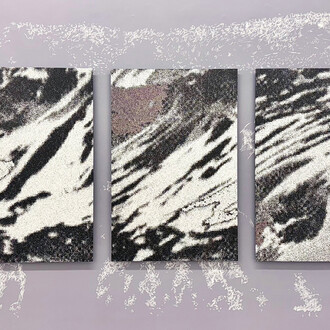 Manuel Diego Sánchez, Herðubreið (Icelandic blue) (detail), 2026. Courtesy of Juan Silió Gallery