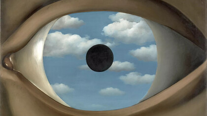 René Magritte, El falso espejo, 1928