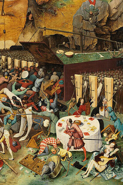Pieter Brueghel el Viejo, El triunfo de la muerte, c. 1562 (detalle)