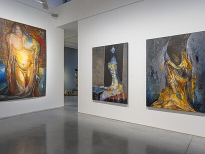 Ivan Pavle, Wandering through the labyrinth, exhibition view. Courtesy of Danubiana