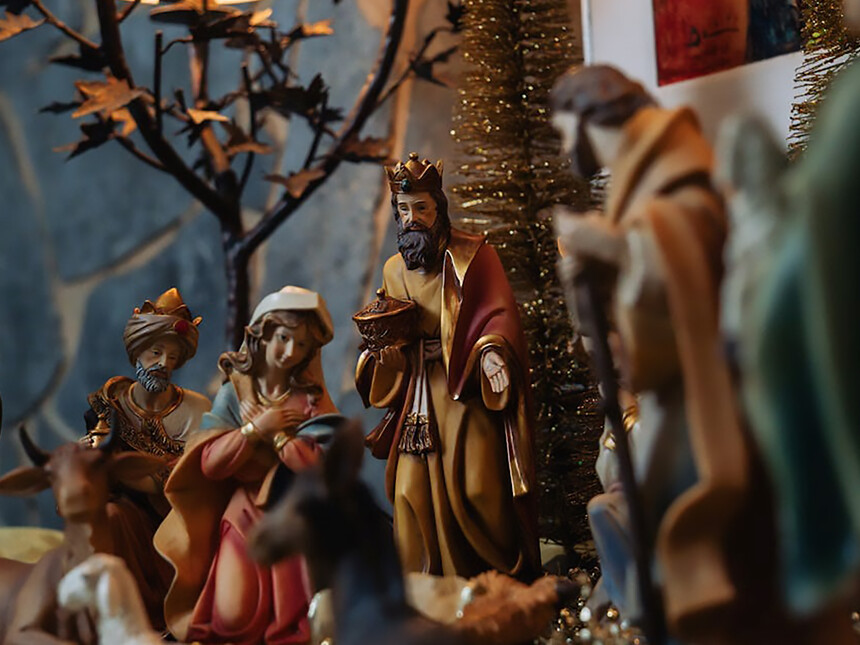 A Christmas celebration of three cultures