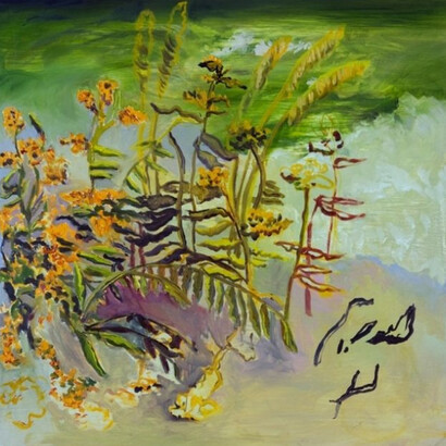 Bix Archer, Fort tilden cattails (detail), 2025. Courtesy of the artist         