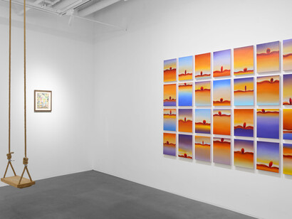 Various artists, Kungfu lightness, exhibition view. Courtesy of Vanguard Gallery