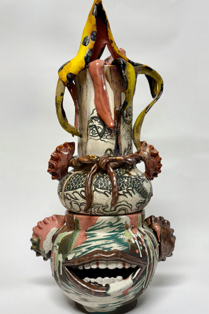 Jiha Moon, Banana dragon, 2025. Courtesy of Mindy Solomon Gallery