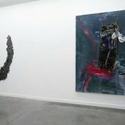 Rosy Keyser & Brie Ruais, Exhibition view. Courtesy of Romer Young Gallery