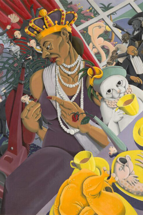Barbara Bullock, If I were queen (detail), 1992. Courtesy of Frist Art Museum
